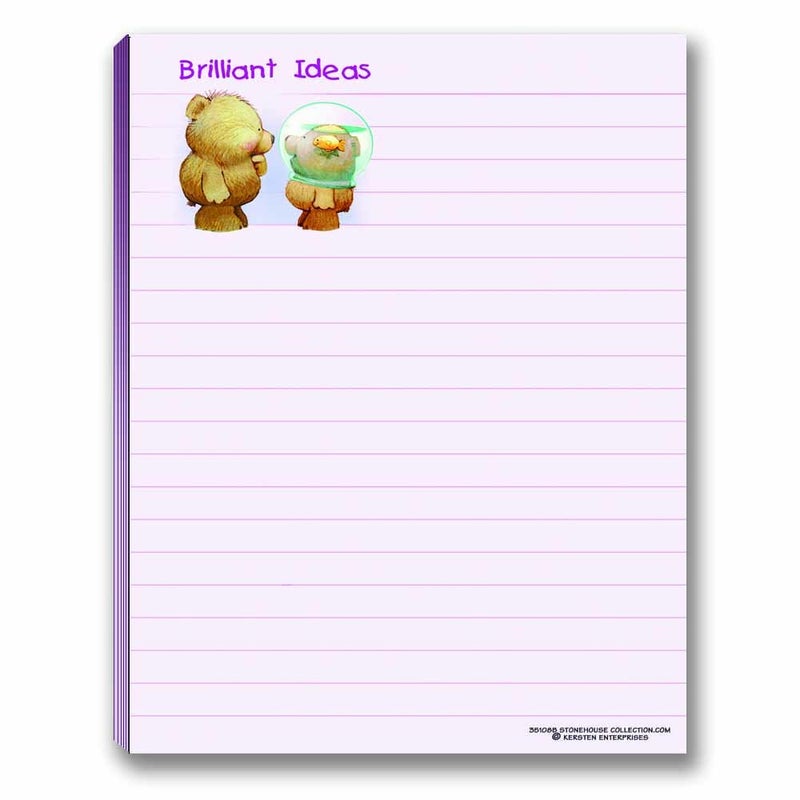 Stonehouse Collection Cute Notepads - 4 Assorted Note Pads - Sweet with a Touch of Humor - Image 5